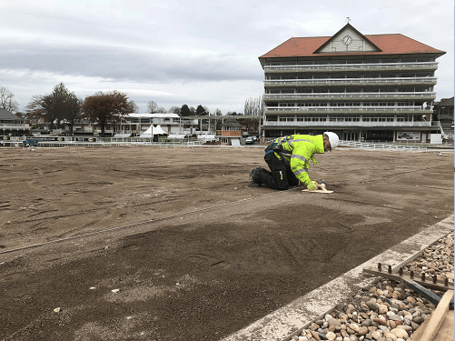 roof terrace base works 