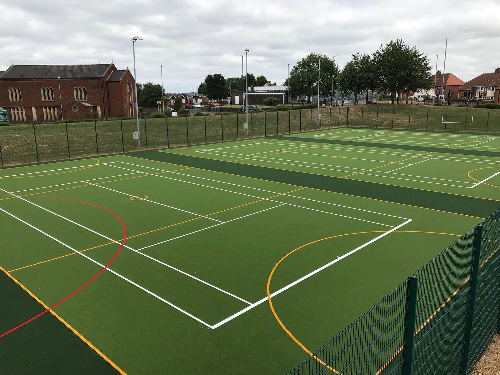artificial pitch at secondary school