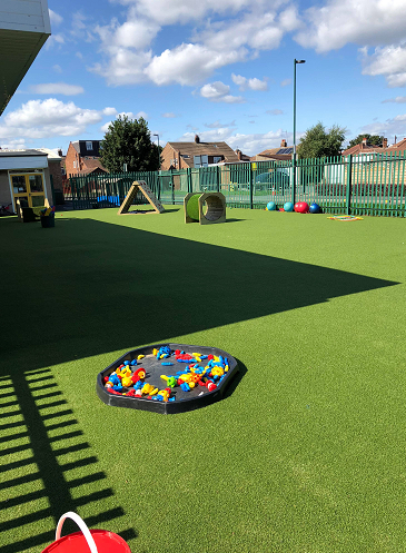 artificial turf playground