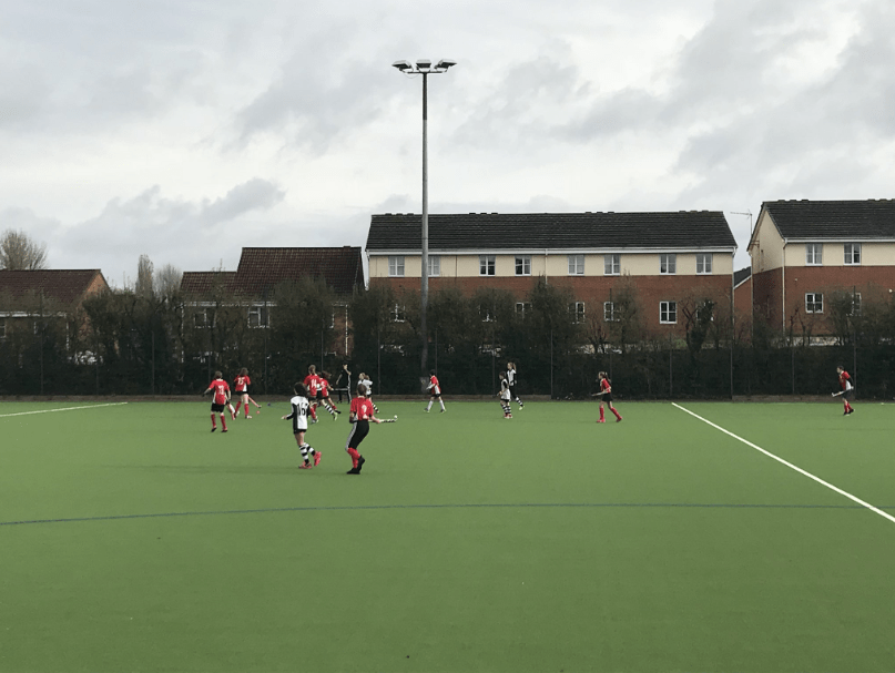 artificial hockey pitch used by youngster team
