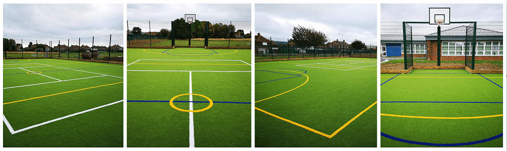 complete muga pitch design and specification