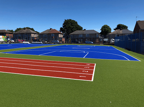 multi sport artificial grass muga