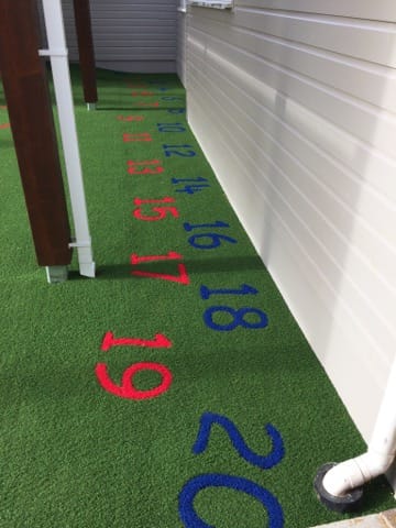 playground number markings