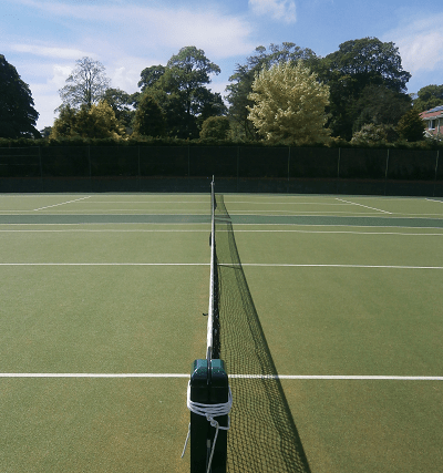 tennis court nets for synthetic turf (artificial grass)