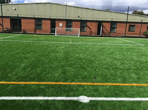 football goal and 3g markings