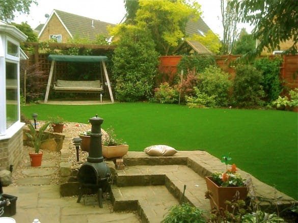 artificial grass landscape garden