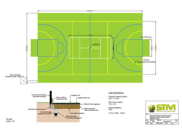 Newcomen Primary School plan CAD design