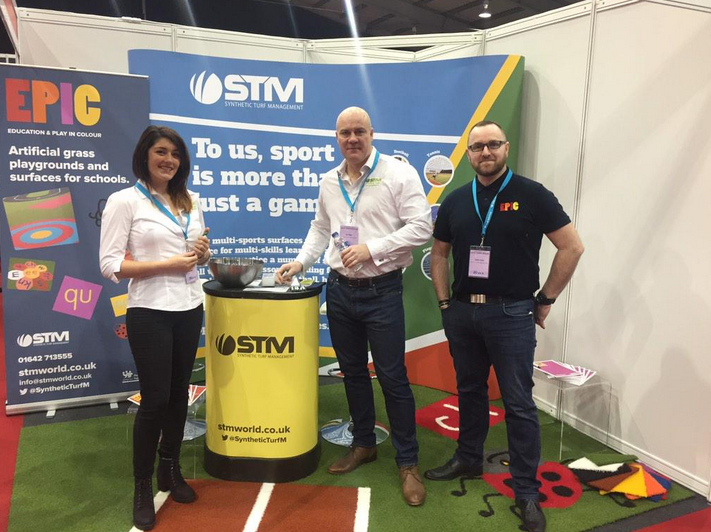 Synthetic Turf Managements stand at the Youth Sport Trust 2015 Conference