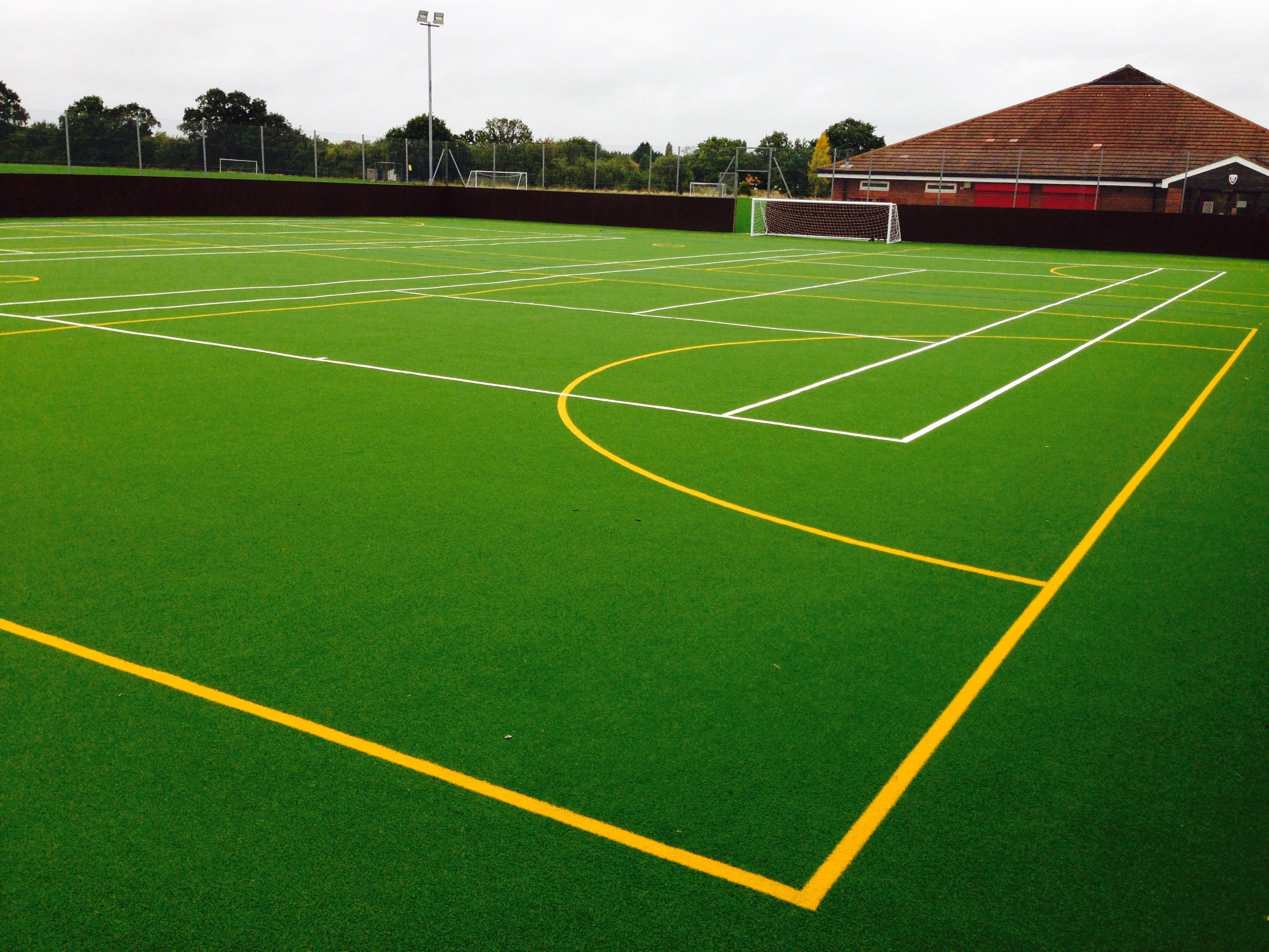 MUGA made with artificial turf