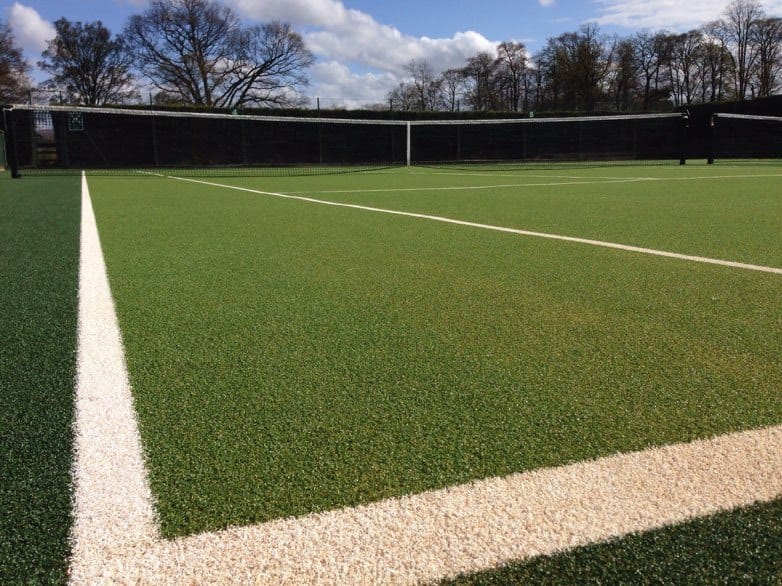 Yorkshire Tennis Court completed