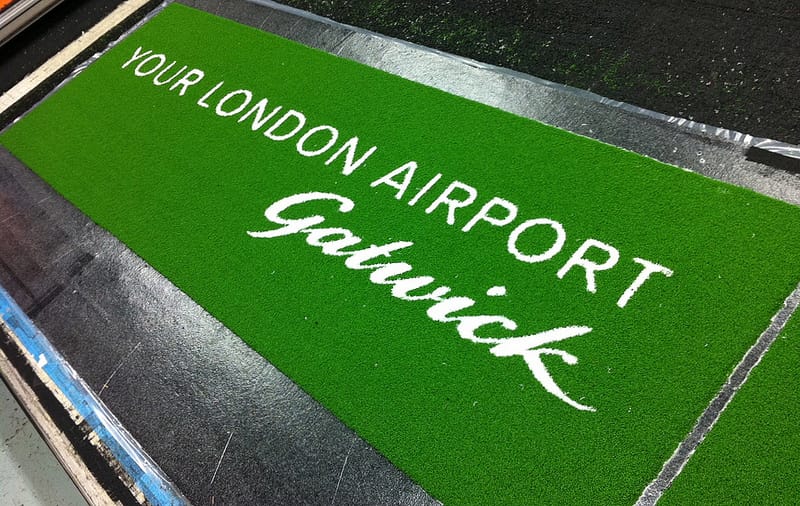 London Gatwick Airport logo mat