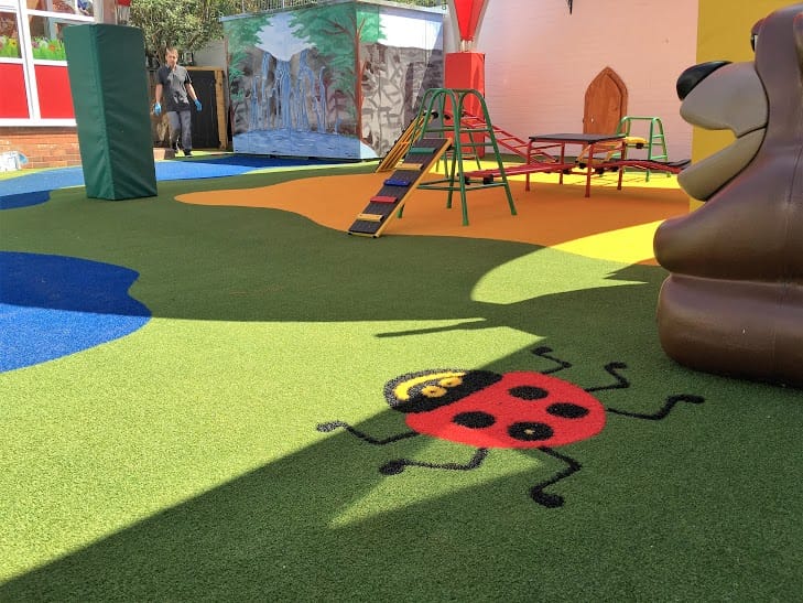 EPIC Synthetic Grass playground nursery area