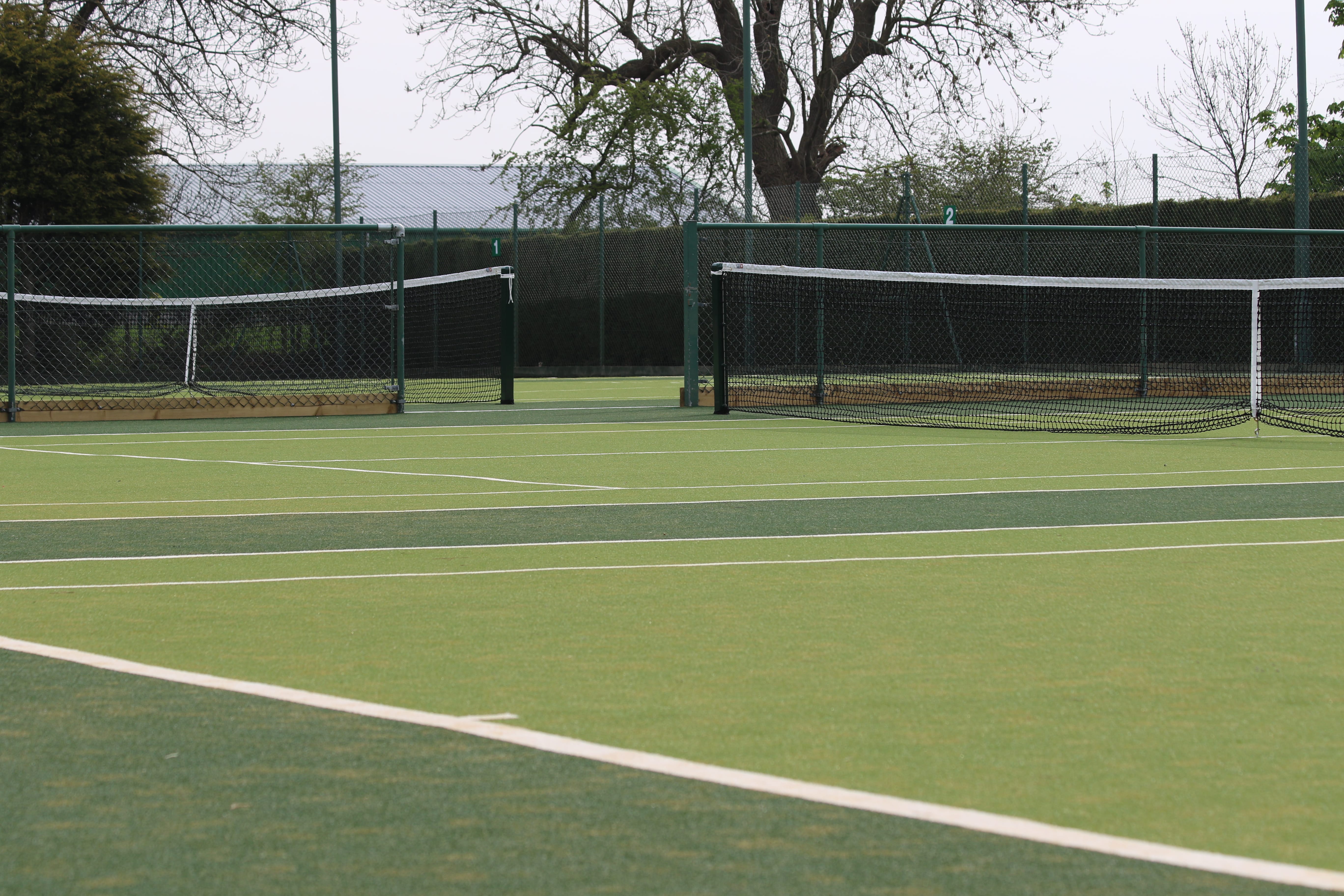outdoor tennis court nets