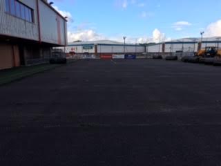 astroturf pitch removed ready for resurfacing