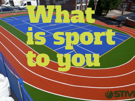 muga image with text overlay saying 'What is sport to you'