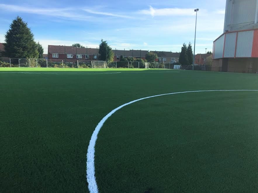 half a pitch view of the training facility at Walsall FC